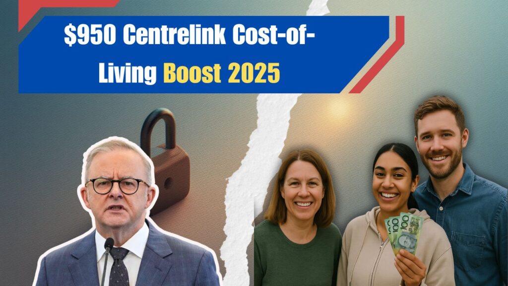 $950 Centrelink Cost of Living Boost 2025: Australia Households Set to Receive Payments Soon